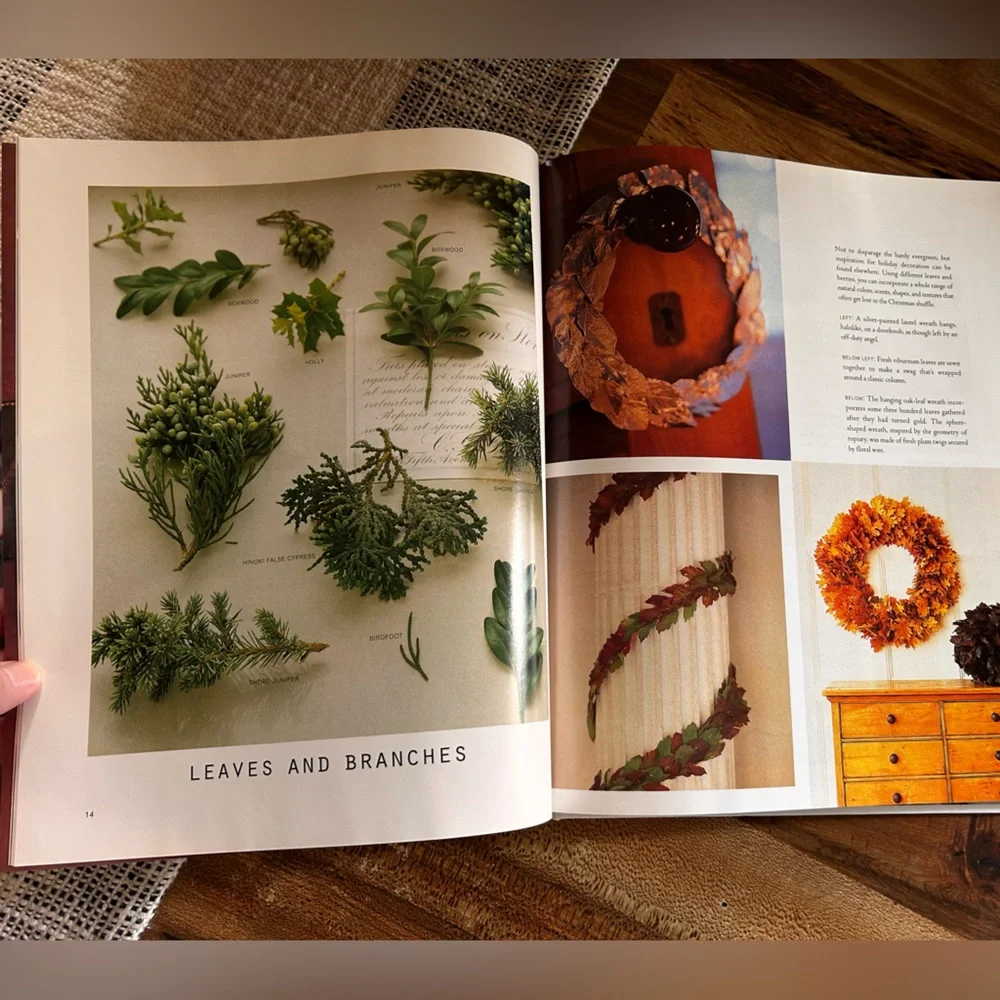 Martha Stewart Vintage Hardcover Book Handmade Christmas Craft Book Holiday